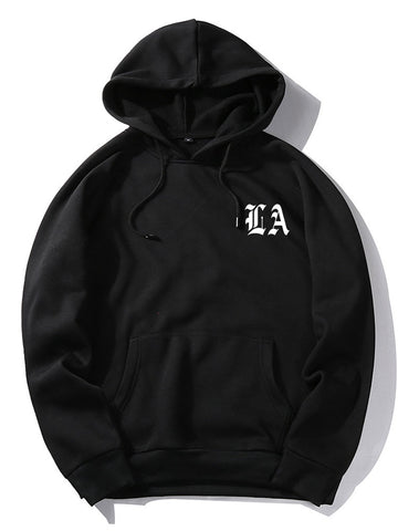 LA Back Print Hoodie